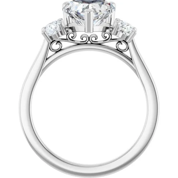 Three-Stone Engagement Ring Image 2 Dripping Diamonds Dripping Springs, TX