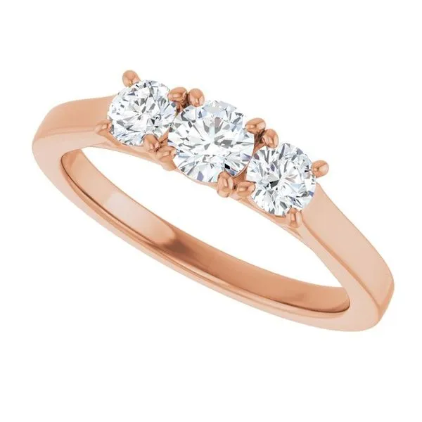 Three-Stone Engagement Ring Image 5 Raleigh Diamond Fine Jewelry Raleigh, NC