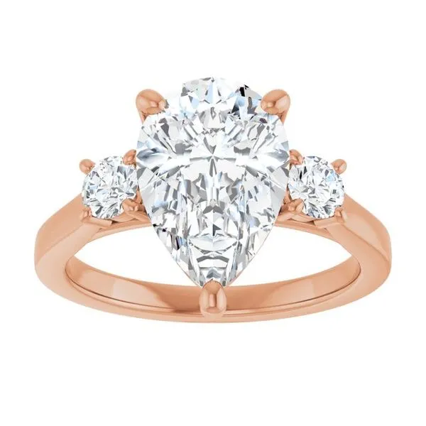 Three-Stone Engagement Ring Image 3 Raleigh Diamond Fine Jewelry Raleigh, NC