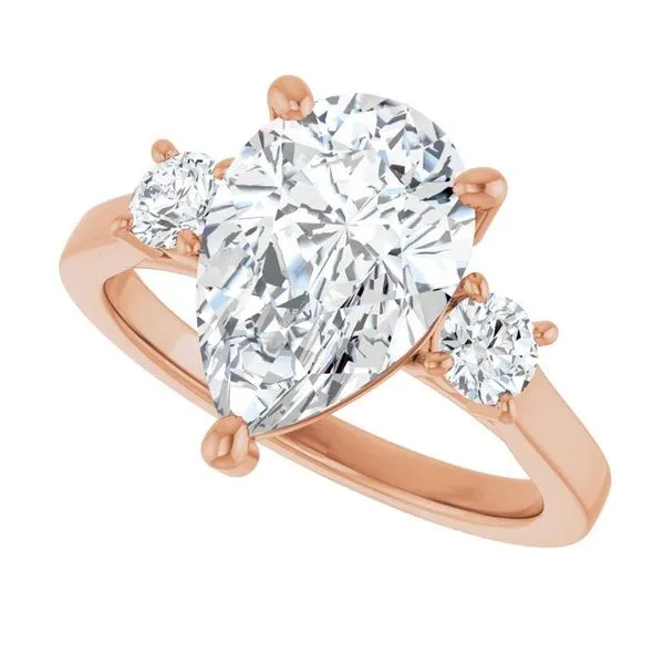 Three-Stone Engagement Ring Image 5 Raleigh Diamond Fine Jewelry Raleigh, NC