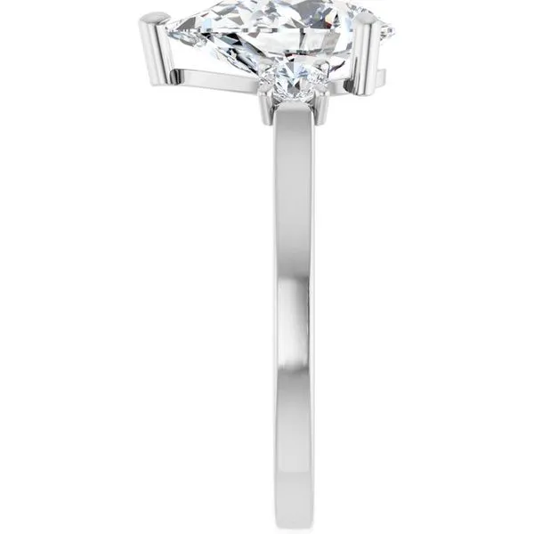 Three-Stone Engagement Ring Image 4 Raleigh Diamond Fine Jewelry Raleigh, NC