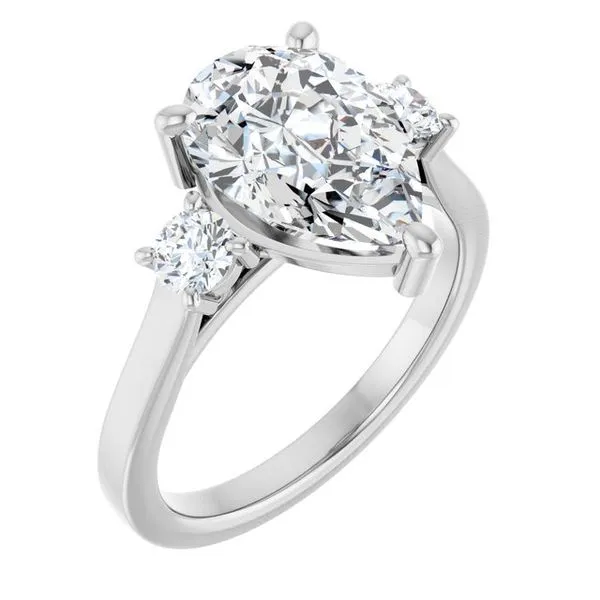 Three-Stone Engagement Ring Raleigh Diamond Fine Jewelry Raleigh, NC
