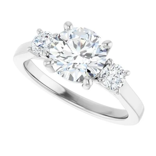 Three-Stone Engagement Ring Image 5 Dripping Diamonds Dripping Springs, TX