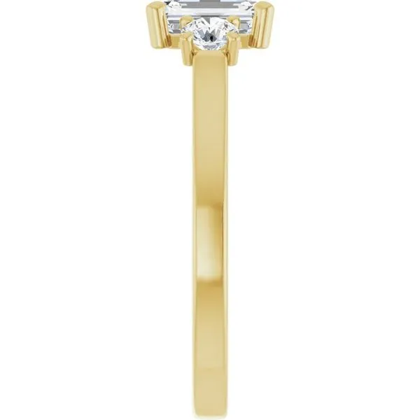 Three-Stone Engagement Ring Image 4 Raleigh Diamond Fine Jewelry Raleigh, NC