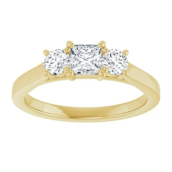 Three-Stone Engagement Ring Image 3 Dripping Diamonds Dripping Springs, TX