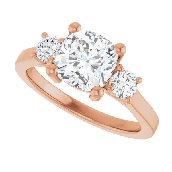 Three-Stone Engagement Ring Image 5 Raleigh Diamond Fine Jewelry Raleigh, NC