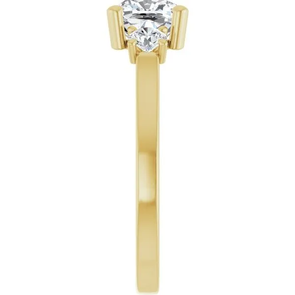 Three-Stone Engagement Ring Image 4 Raleigh Diamond Fine Jewelry Raleigh, NC