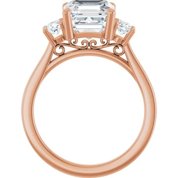 Three-Stone Engagement Ring Image 2 Raleigh Diamond Fine Jewelry Raleigh, NC