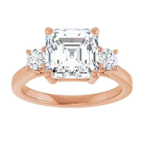 Three-Stone Engagement Ring Image 3 Raleigh Diamond Fine Jewelry Raleigh, NC