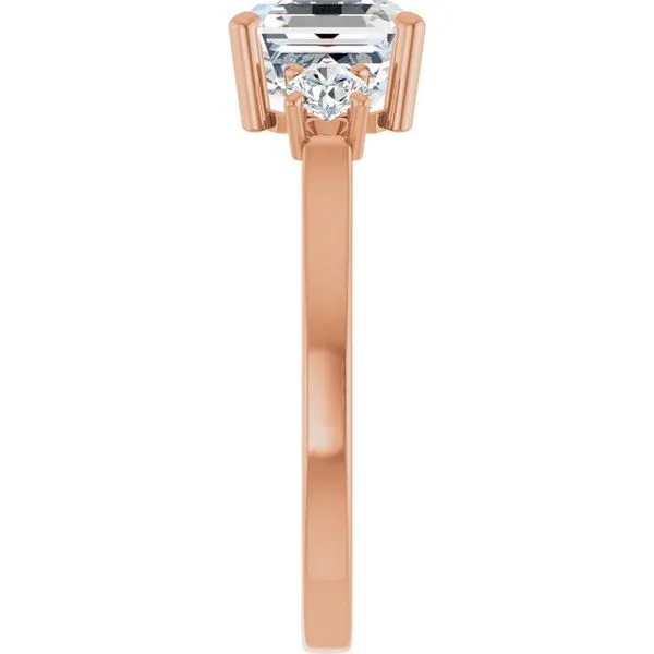 Three-Stone Engagement Ring Image 4 Raleigh Diamond Fine Jewelry Raleigh, NC