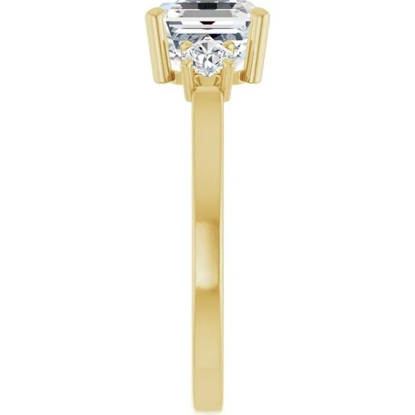 Three-Stone Engagement Ring Image 4 Raleigh Diamond Fine Jewelry Raleigh, NC