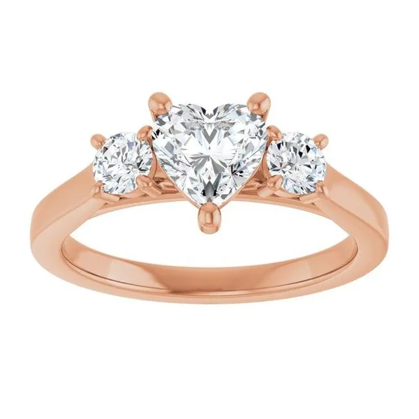 Three-Stone Engagement Ring Image 3 Raleigh Diamond Fine Jewelry Raleigh, NC