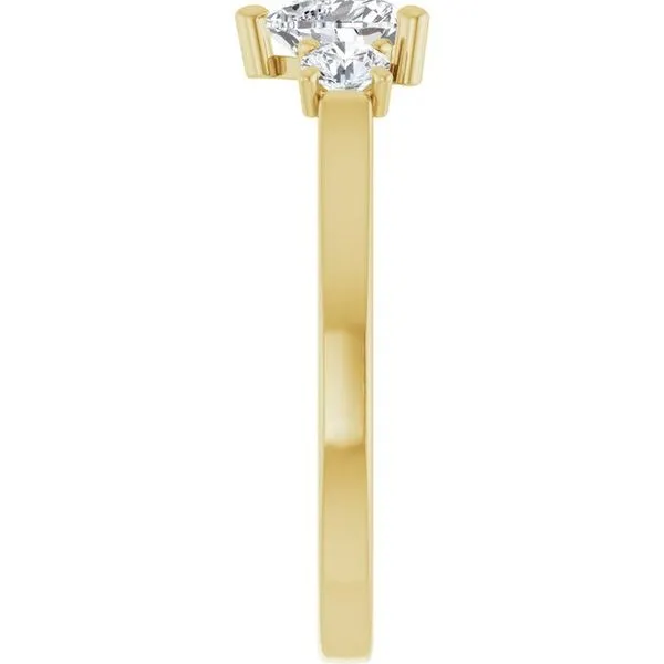 Three-Stone Engagement Ring Image 4 Raleigh Diamond Fine Jewelry Raleigh, NC