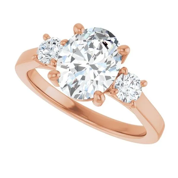 Three-Stone Engagement Ring Image 5 Raleigh Diamond Fine Jewelry Raleigh, NC