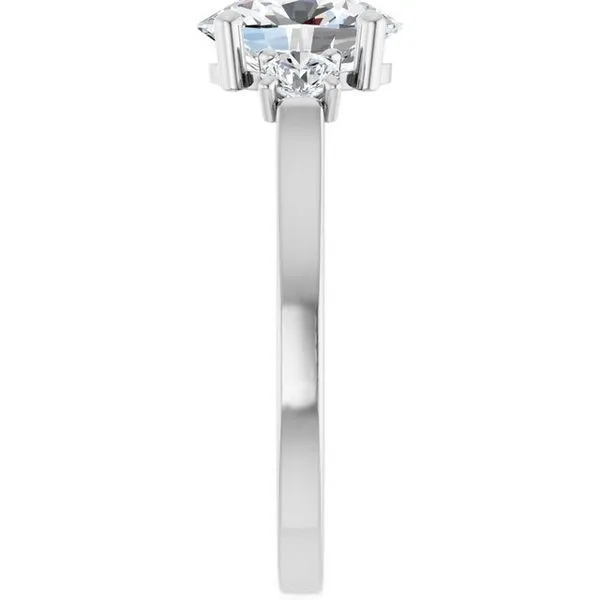 Three-Stone Engagement Ring Image 4 Raleigh Diamond Fine Jewelry Raleigh, NC