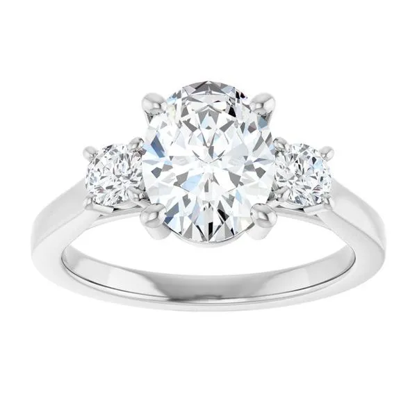 Three-Stone Engagement Ring Image 3 Dripping Diamonds Dripping Springs, TX