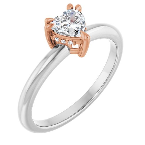 Double Claw-Prong Engagement Ring