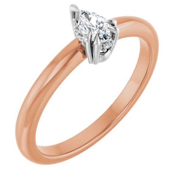 Double Claw-Prong Engagement Ring