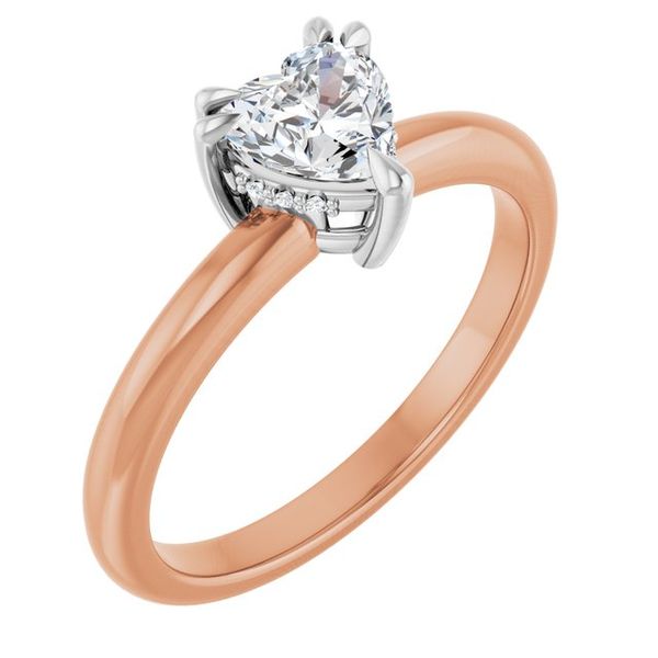 Double Claw-Prong Engagement Ring