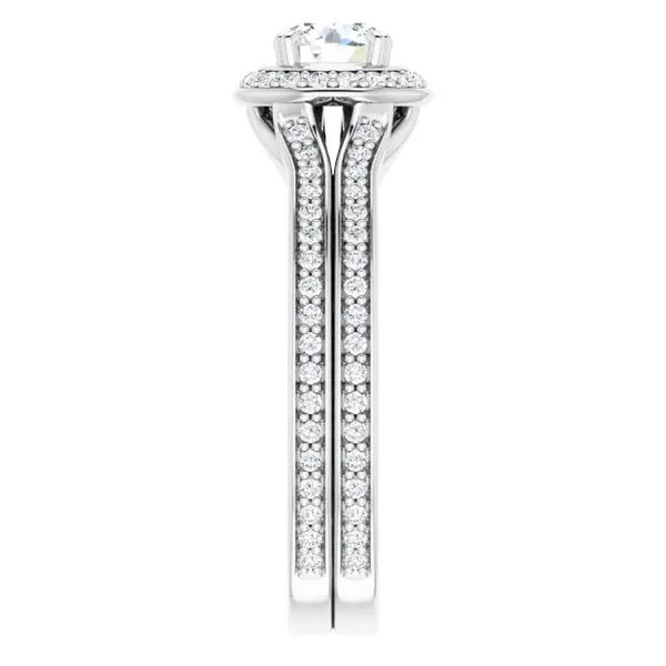 Halo-Style Engagement Ring Image 4 Raleigh Diamond Fine Jewelry Raleigh, NC