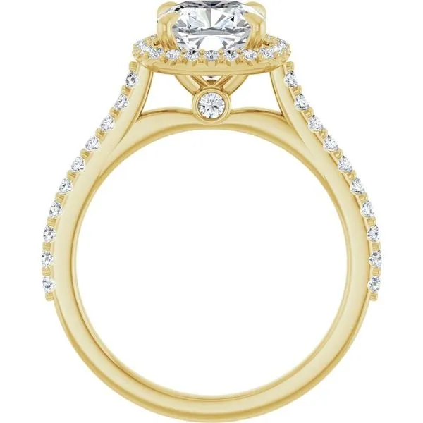 Halo-Style Engagement Ring Image 2 Robison Jewelry Co. Fernandina Beach, FL