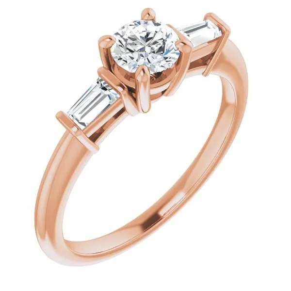 Baguette Accented Engagement Ring Shipley's Fine Jewelry Hampstead, MD