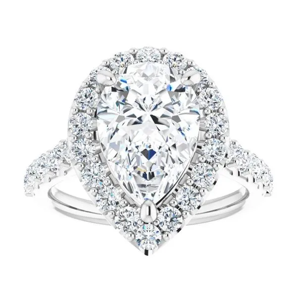 Halo-Style Engagement Ring Image 3 Shipley's Fine Jewelry Hampstead, MD