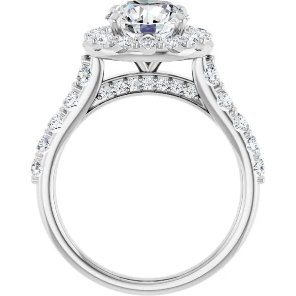 Halo-Style Engagement Ring Image 2 Shipley's Fine Jewelry Hampstead, MD