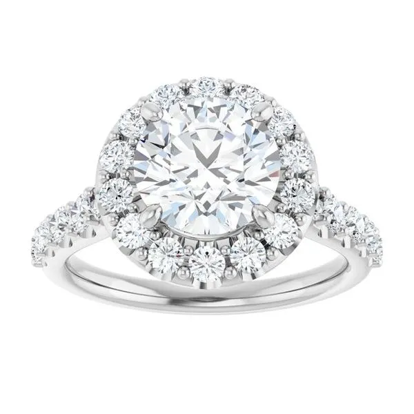 Halo-Style Engagement Ring Image 3 Shipley's Fine Jewelry Hampstead, MD