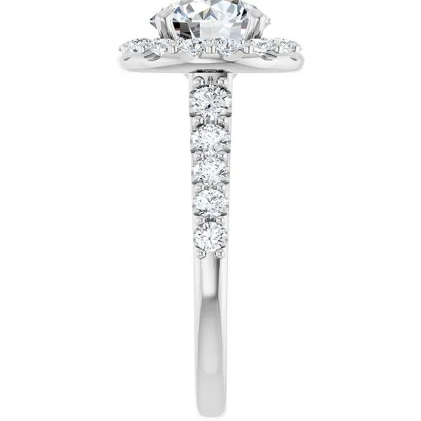 Halo-Style Engagement Ring Image 4 Shipley's Fine Jewelry Hampstead, MD