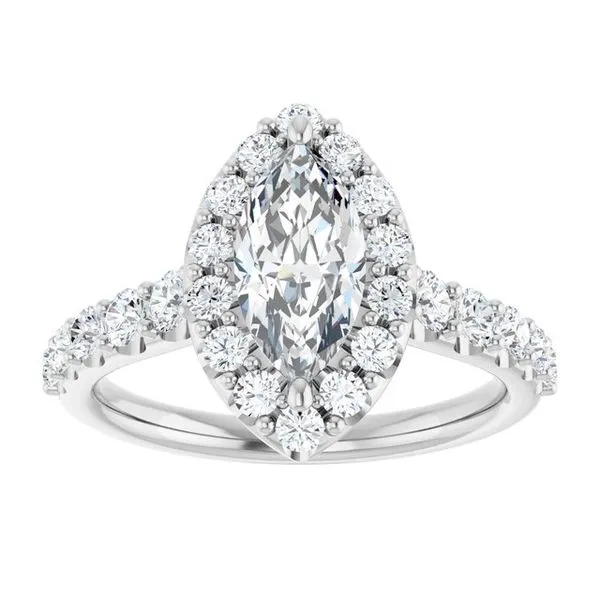 Halo-Style Engagement Ring Image 3 Shipley's Fine Jewelry Hampstead, MD