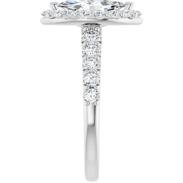 Halo-Style Engagement Ring Image 4 Shipley's Fine Jewelry Hampstead, MD