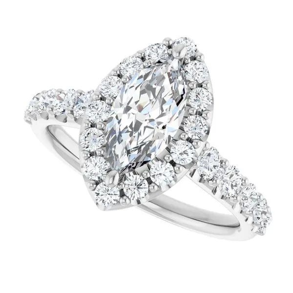 Halo-Style Engagement Ring Image 5 Shipley's Fine Jewelry Hampstead, MD