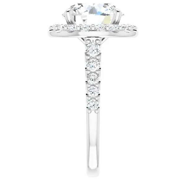 Halo-Style Engagement Ring Image 4 Shipley's Fine Jewelry Hampstead, MD