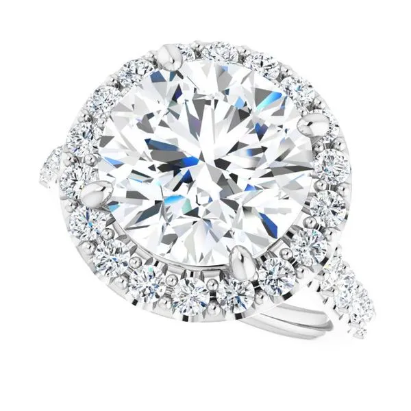 Halo-Style Engagement Ring Image 5 Shipley's Fine Jewelry Hampstead, MD