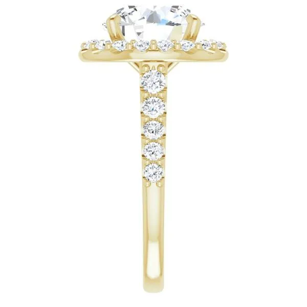 Halo-Style Engagement Ring Image 4 Shipley's Fine Jewelry Hampstead, MD