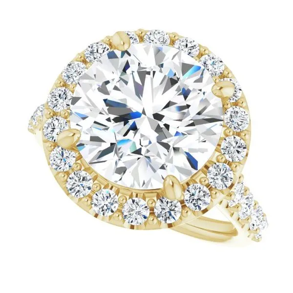 Halo-Style Engagement Ring Image 5 Shipley's Fine Jewelry Hampstead, MD