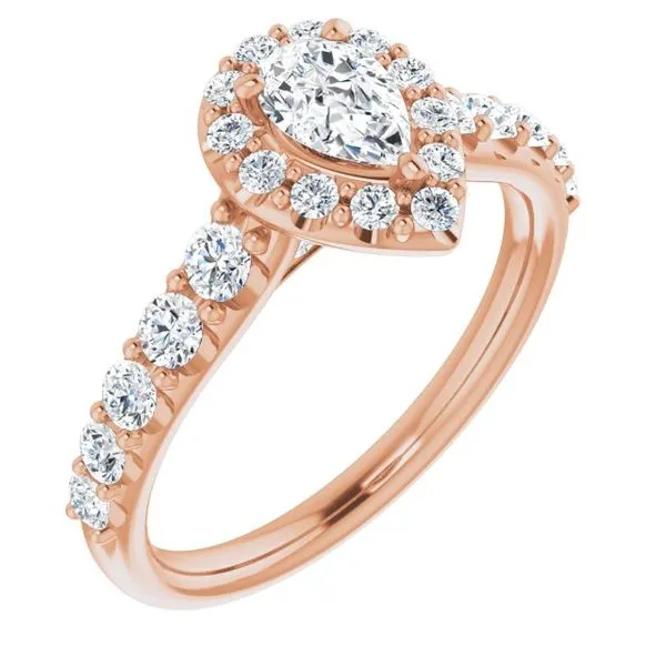 Halo-Style Engagement Ring Arezzo Jewelers Elmwood Park, IL