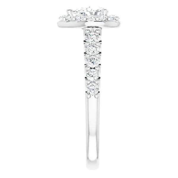 Halo-Style Engagement Ring Image 4 Shipley's Fine Jewelry Hampstead, MD