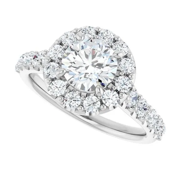 Halo-Style Engagement Ring Image 5 Raleigh Diamond Fine Jewelry Raleigh, NC