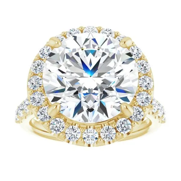 Halo-Style Engagement Ring Image 3 Shipley's Fine Jewelry Hampstead, MD