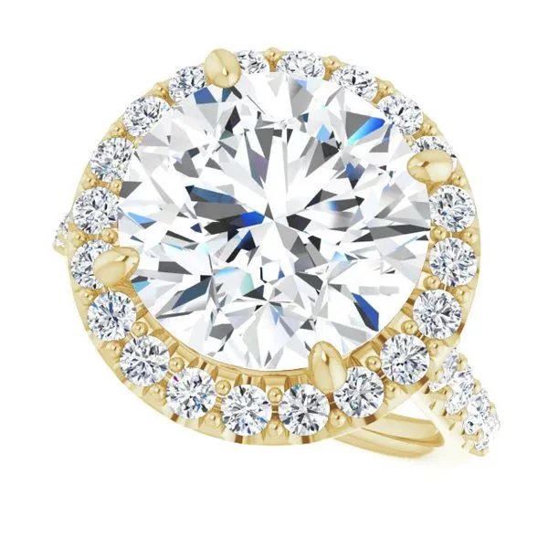Halo-Style Engagement Ring Image 5 Shipley's Fine Jewelry Hampstead, MD