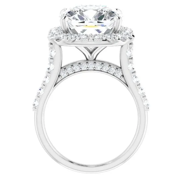 Halo-Style Engagement Ring Image 2 Shipley's Fine Jewelry Hampstead, MD
