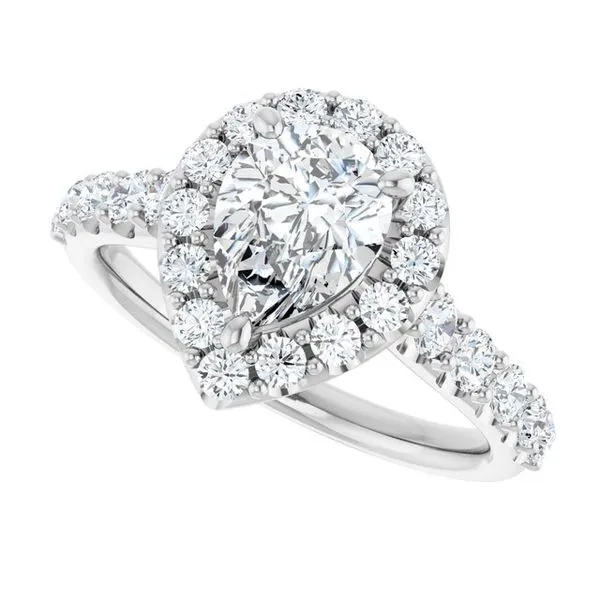 Halo-Style Engagement Ring Image 5 Shipley's Fine Jewelry Hampstead, MD