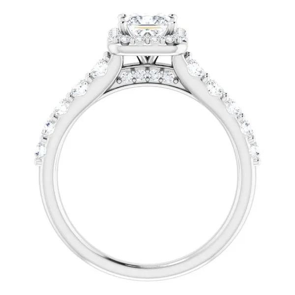 Halo-Style Engagement Ring Image 2 Shipley's Fine Jewelry Hampstead, MD