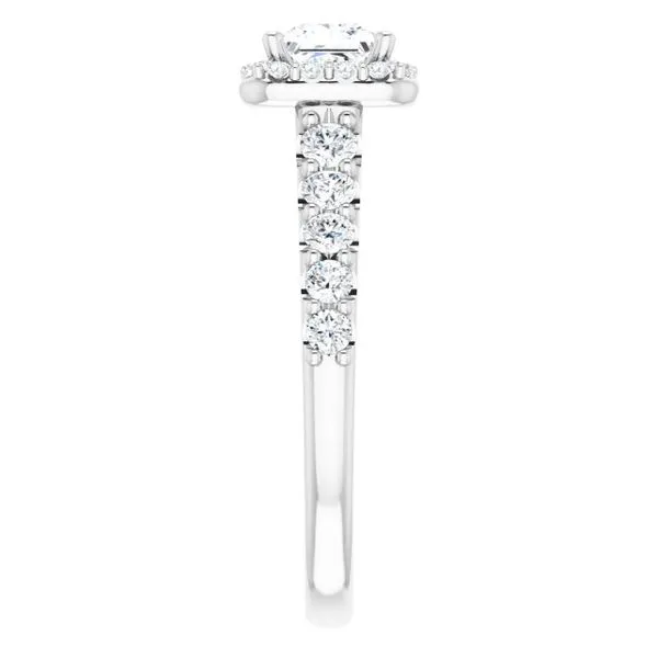 Halo-Style Engagement Ring Image 4 Shipley's Fine Jewelry Hampstead, MD