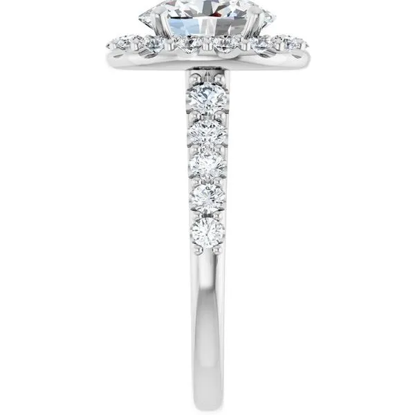 Halo-Style Engagement Ring Image 4 Shipley's Fine Jewelry Hampstead, MD