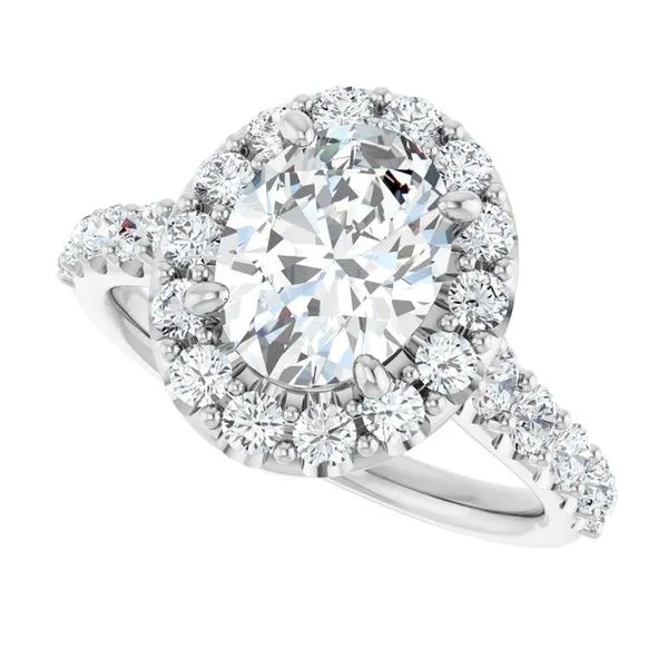 Halo-Style Engagement Ring Image 5 Shipley's Fine Jewelry Hampstead, MD