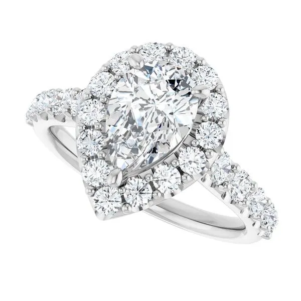 Halo-Style Engagement Ring Image 5 Shipley's Fine Jewelry Hampstead, MD