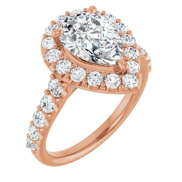 Halo-Style Engagement Ring Arezzo Jewelers Elmwood Park, IL
